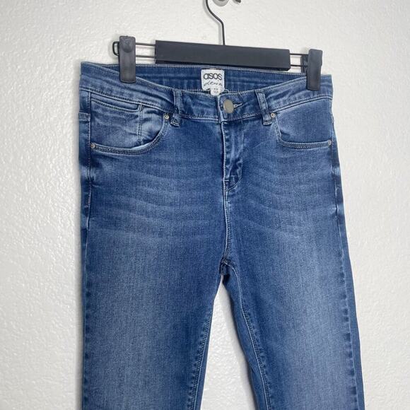 Asos Womens Jeans Size 26 Denim Blue Medium Wash Bootcut Leg Casual Wear - Picture 8 of 14